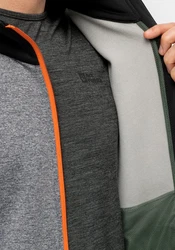 Jack Wolfskin Fleecejacke MARIENBERG FZ Grün/Dunkelgrün