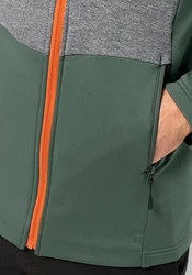 Jack Wolfskin Fleecejacke MARIENBERG FZ Grün/Dunkelgrün