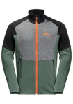Jack Wolfskin Fleecejacke MARIENBERG FZ Grün/Dunkelgrün
