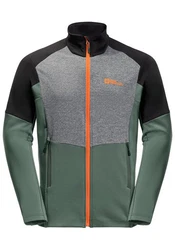 Jack Wolfskin Fleecejacke MARIENBERG FZ Grün/Dunkelgrün