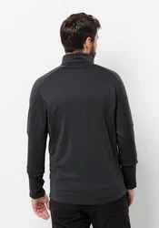 Jack Wolfskin Fleecejacke MARIENBERG FZ Dunkelgrau/Dunkelblau/Grau/Hellgrau