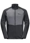 Jack Wolfskin Fleecejacke MARIENBERG FZ Dunkelgrau/Dunkelblau/Grau/Hellgrau