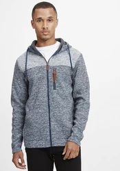 Blend Fleecejacke Style BHPinheiro Hellgrau/Hellblau/Rosa/Grün