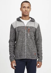 Blend Fleecejacke Style BHPinheiro Hellgrau/Hellblau/Grün/Dunkelgrau/Grau