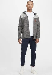 Blend Fleecejacke Style BHPinheiro Hellgrau/Hellblau/Grün/Dunkelgrau/Grau