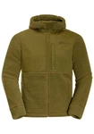 Jack Wolfskin Fleecejacke FELSLICHT HOODED JKT Dunkelgrün/Grün/Khaki