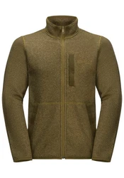 Jack Wolfskin Fleecejacke TANNENSPUR JKT Dunkelgrün/Grün/Khaki/Braun