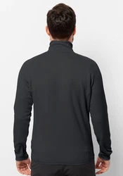 Jack Wolfskin Fleecejacke BAISELBERG FZ Dunkelgrau/Grau/Schwarz/Dunkelblau