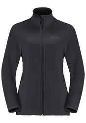Jack Wolfskin Fleecejacke BAISELBERG FZ Dunkelgrau/Grau/Schwarz/Dunkelblau