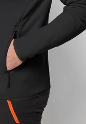 Jack Wolfskin Fleecejacke BAISELBERG FZ Schwarz/Grau/Dunkelgrau