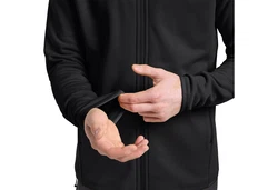 Jack Wolfskin Fleecejacke BAISELBERG FZ Schwarz/Grau/Dunkelgrau