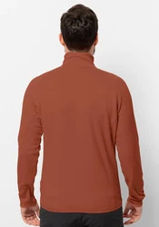 Jack Wolfskin Fleecejacke BAISELBERG FZ Braun/Orange/Rot