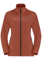 Jack Wolfskin Fleecejacke BAISELBERG FZ Braun/Orange/Rot