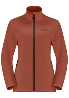 Jack Wolfskin Fleecejacke BAISELBERG FZ Braun/Orange/Rot