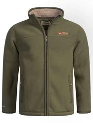 Arctic Seven Fleecejacke ASZeroo Dunkelgrün/Khaki/Braun
