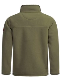 Fleecejacke ASZeroo mit hoch schlieendem Stehkragen