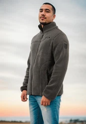 Arctic Seven Fleecejacke ASWarmy Dunkelgrau/Grau/Hellgrau