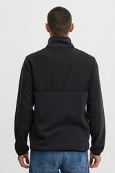 11 Project Fleecejacke Style PRDelmer Schwarz/Dunkelgrau