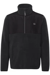 11 Project Fleecejacke Style PRDelmer Schwarz/Dunkelgrau
