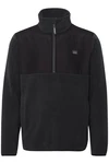 11 Project Fleecejacke Style PRDelmer Schwarz/Dunkelgrau
