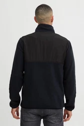 11 Project Fleecejacke Style PRDelmer Dunkelblau/Schwarz/Rot