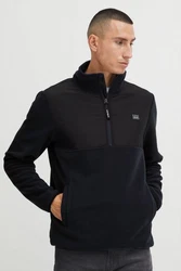 11 Project Fleecejacke Style PRDelmer Dunkelblau/Schwarz/Rot