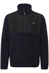 11 Project Fleecejacke Style PRDelmer Dunkelblau/Schwarz/Rot