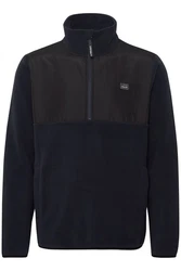 11 Project Fleecejacke Style PRDelmer Dunkelblau/Schwarz/Rot