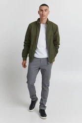 11 Project Kapuzenfleecejacke Style PRCapal Dunkelgrün/Grün/Khaki