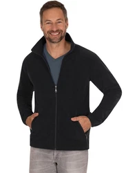 Trigema Fleecejacke Schwarz