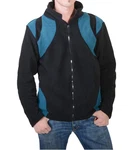 KUNST UND MAGIE Fleecejacke Buddha Blau/Hellblau/Türkis
