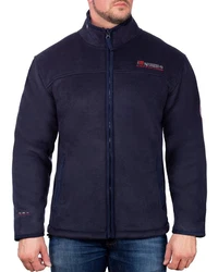 Geographical Norway Fleecejacke Herren Outdoor Jacke bausine mit Stehkragen Navy