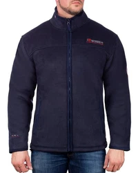 Geographical Norway Fleecejacke Herren Outdoor Jacke bausine mit Stehkragen Navy