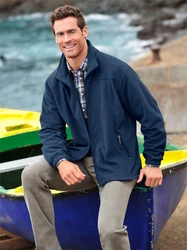 Hajo Fleecejacke Blau/Hellblau/Dunkelblau