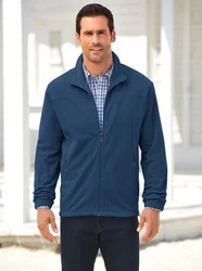 Hajo Fleecejacke Blau/Hellblau/Dunkelblau