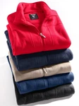 Hajo Fleecejacke Rot/Dunkelrot