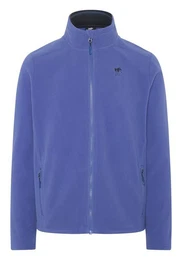 Fleecejacke mit Label-Stitchings