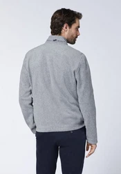 Polo Sylt Fleecejacke Grau/Blau/Hellgrau/Dunkelblau