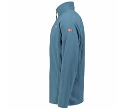 Geographical Norway Fleecejacke Hellblau/Grau/Pastell/Blau