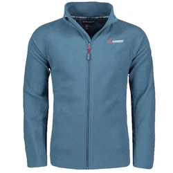 Geographical Norway Fleecejacke Hellblau/Grau/Pastell/Blau