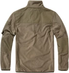 Brandit Fleecejacke Fleece Troyer Ripstop Braun/Dunkelgrün/Khaki