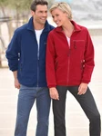Witt Fleecejacke Rot/Dunkelrot/Blau