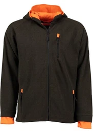 Fleecejacke Fecaya Herren Freizeitjacke mit Kapuze und Brusttasche