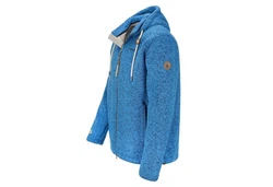 Dry Fashion Fleecejacke Herren Kappeln Blau/Hellblau