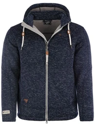 Fleecejacke Herren Jacke Kappeln Fleece mit Kapuze - Wrmende Kapuzenfleecejacke