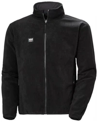 Helly Hansen Fleecejacke MANCHESTER ZIP IN FLEECE JKT (1-St) Schwarz/Dunkelgrau