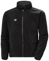 Helly Hansen Fleecejacke MANCHESTER ZIP IN FLEECE JKT (1-St) Schwarz/Dunkelgrau