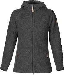 Fjällräven Fleecejacke Damen Kaitum Grau/Dunkelgrau/Hellgrau