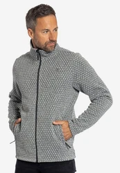 Elkline Fleecejacke Selfoss Grau/Dunkelblau/Hellgrau