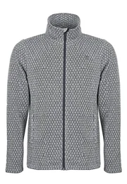 Fleecejacke Selfoss Strickjacke mit Stehkragen warm